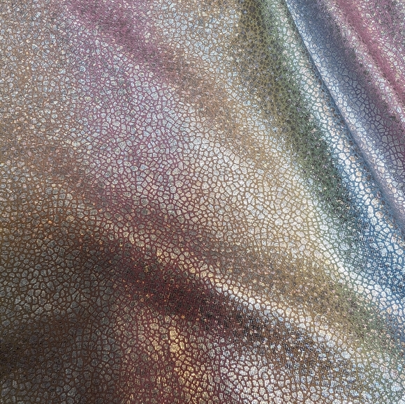 Two pairs of Holographic Rainbow / Mermaid Leggings - Picture 4 of 6